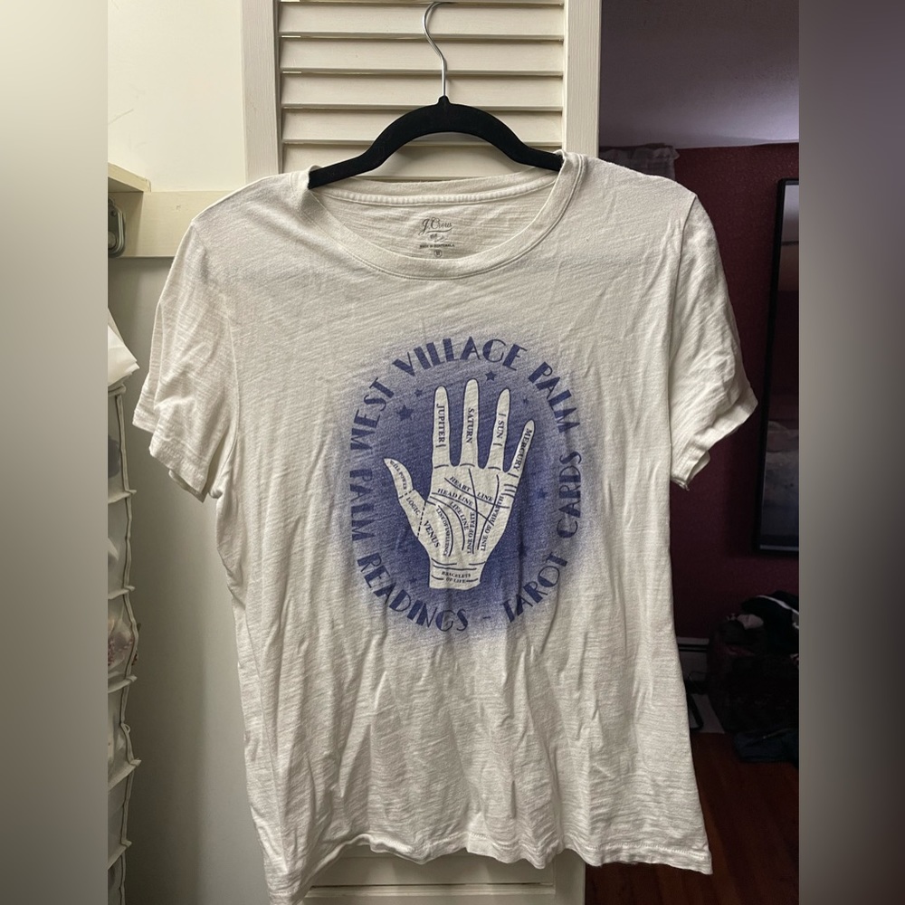 J Crew West Village Palm Tee